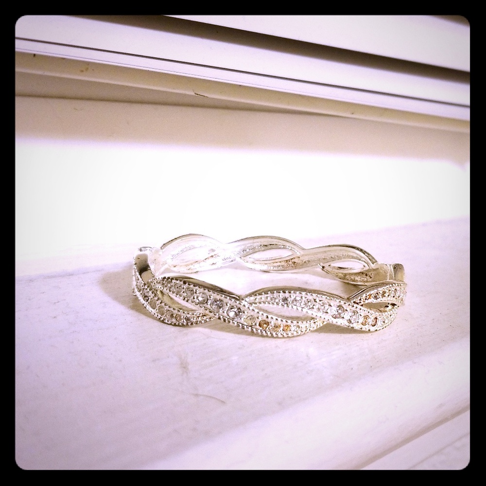 Sterling silver Cubic zirconia bracelet